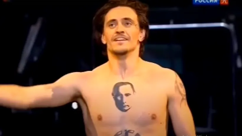 Celebrul dansator Sergei Polunin explică de ce are tatuajul cu Putin pe piept: “L-am întâlnit, i-am simţit energia”