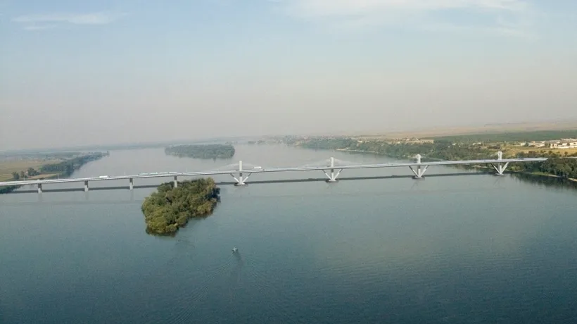 Podul Calafat-Vidin. În ce stadiu sunt lucrările. PLUS când va fi inaugurat
