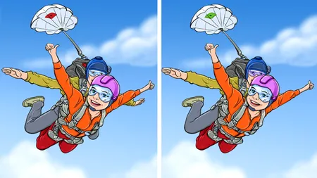 Test de logică | Găsiți toate cele 6 diferențe dintre cele două imagini!