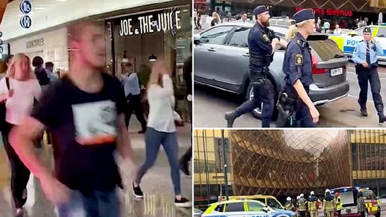 Suspectul reținut în cazul atacului armat dintr-un centru comercial din Suedia are 15 ani. Una dintre cele două victime rănite a murit la spital