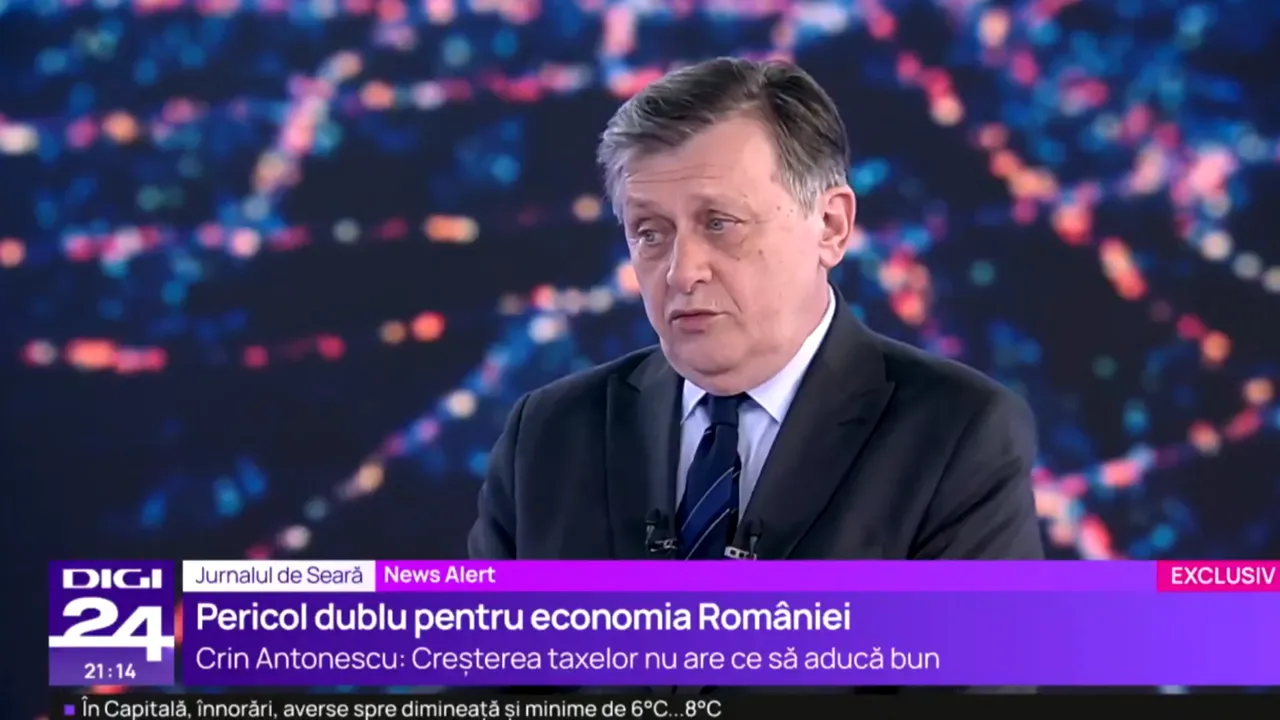 Crin Antonescu: „Nu cred în soluția creșterii taxelor. Politicile de AUSTERITATE ne întorc la criză”
