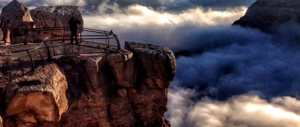 Fenomen meteorologic rar în Marele Canion. Toată lumea a mers să facă fotografii