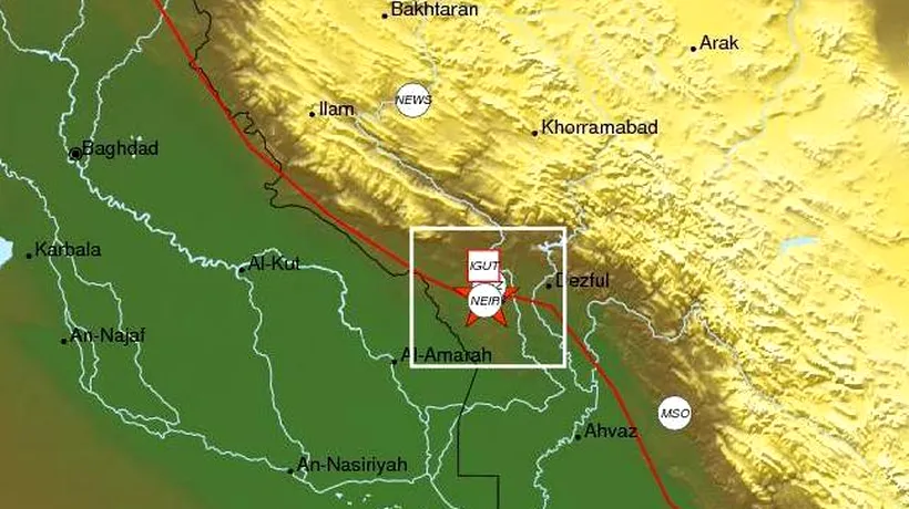 Cutremur cu magnitudine de 5,6 în Iran: cel puțin 16 persoane au fost rănite