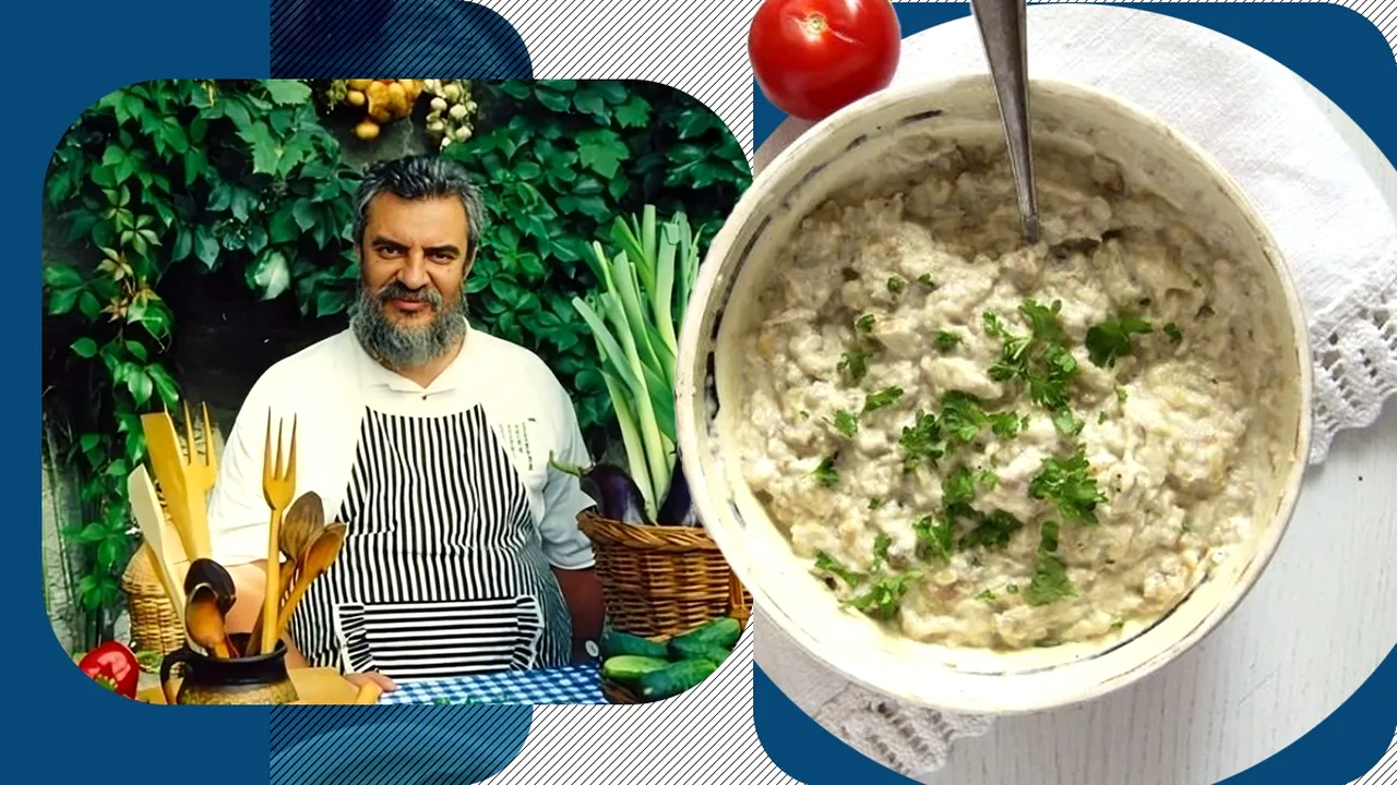 Reţeta fabuloasă de SALATĂ DE VINETE a lui Radu Anton Roman / „E șocant de gustoasă”