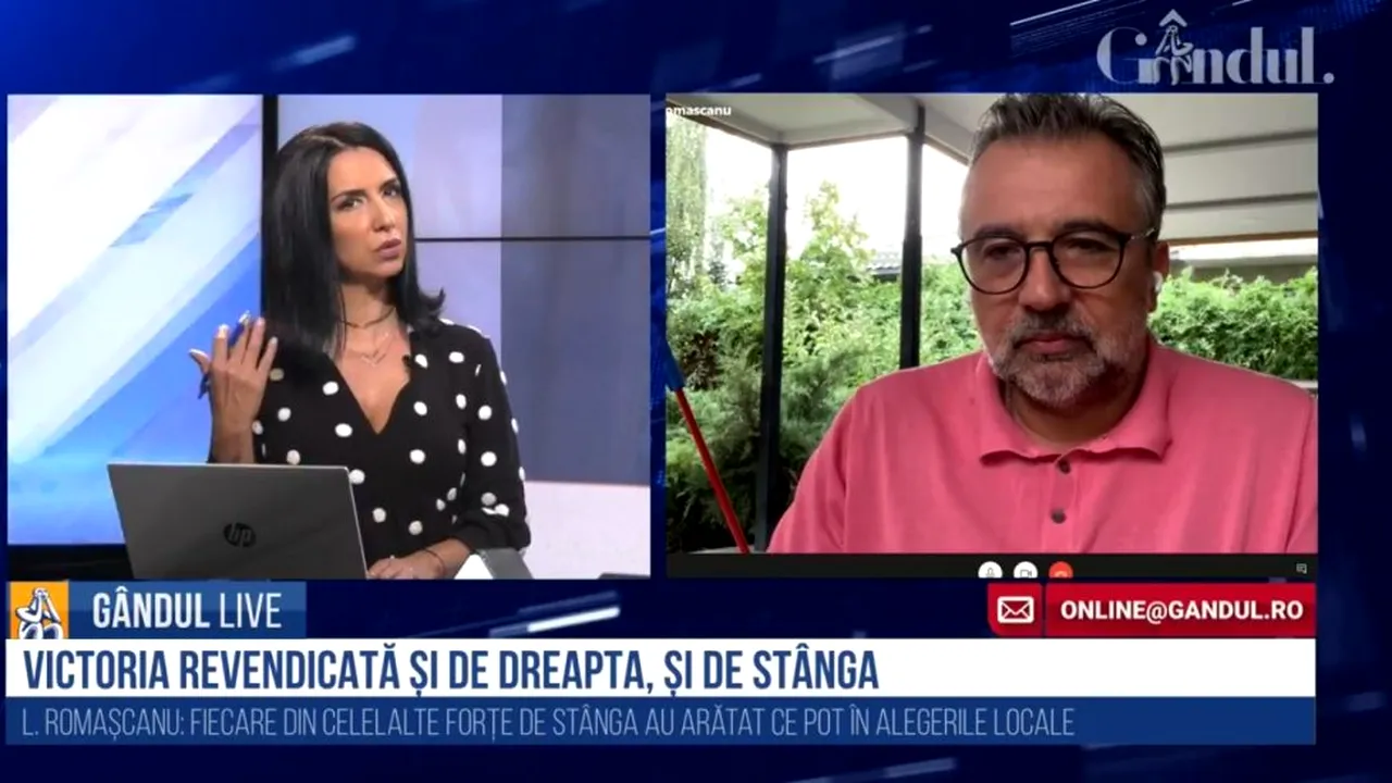 GÂNDUL LIVE. Lucian Romașcanu, senator PSD: „Avem un regret că am pierdut Capitala, dar rămânem cel mai mare partid”