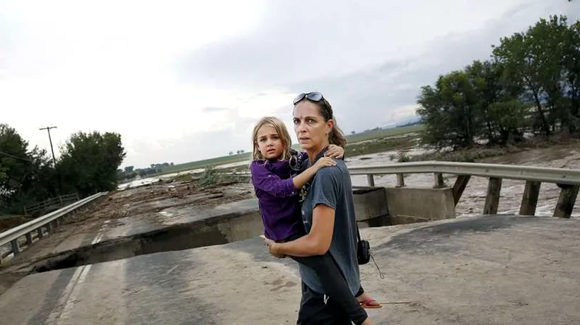Inundații în Colorado. Sute de persoane date dispărute și 11.000 de persoane evacuate