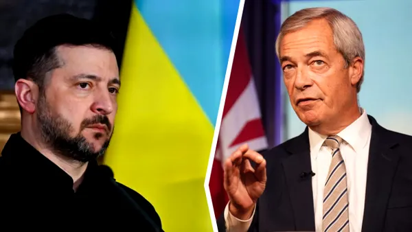 Zelenski critică partidul lui Nigel Farage pentru că nu arborează steagul ucrainean pe clădirile consiliilor locale din Marea Britanie
