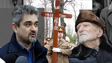 VIDEO | Filosoful Mihai Șora a fost înmormântat cu onoruri militare, la Cimitirul Bellu. 