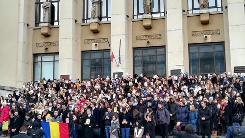 Protest mut al studenților de la Drept față de modificările aduse legislației penale 