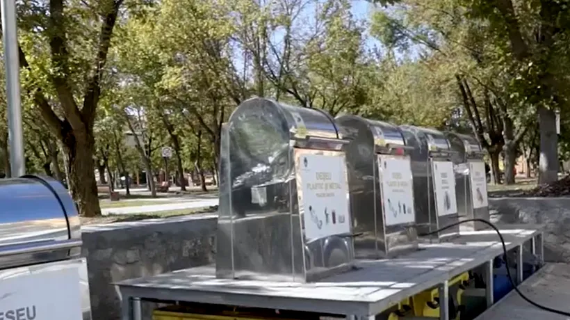 Sistem de colectare a gunoiului cu ajutorul smartphone, într-un oraș din România