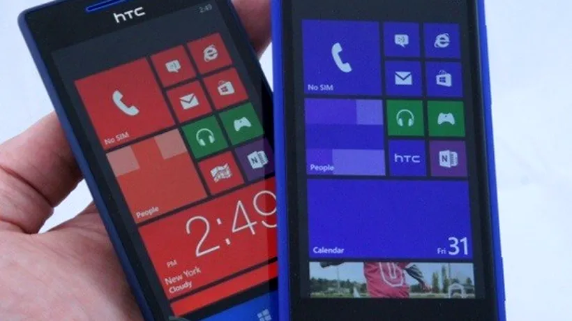 HTC a prezentat două smartphone-uri cu Windows Phone 8. Când vor fi disponibile pe piață