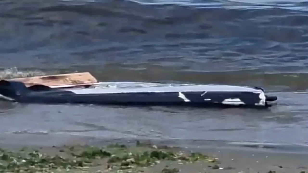 O nouă dronă și-a făcut apariția pe litoralul românesc. Ce au găsit geniștii pe plajă la Capu Midia