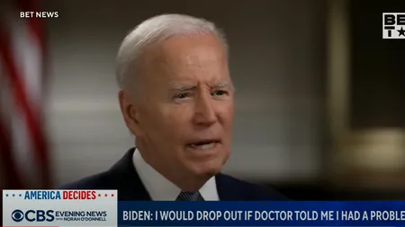 Joe Biden anunță că și-ar REEVALUA candidatura la președinția SUA, dacă ar avea 