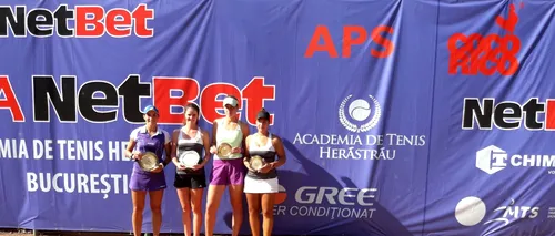 Oana Simion și Gabriela Talabă, campioane de dublu la turneul ITF 15k de la Academia de Tenis Herăstrău