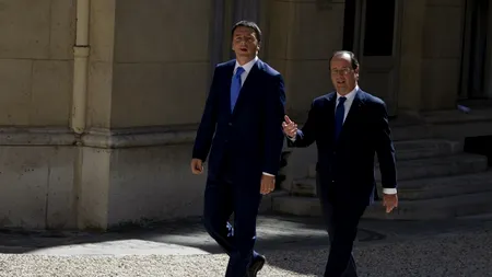 Hollande s-a întâlnit cu Renzi înaintea mini-summitului stângii europene. Cine este invitat la Paris și ce decizii se vor lua
