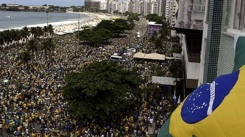 Protest uriaș în Brazilia: trei milioane de oameni au cerut demisia președintei Dilma Rousseff