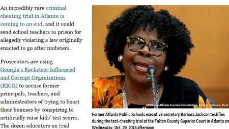 Procesul anului în SUA: Mai multe cadre didactice sunt judecate în baza unei legi pentru mafioți