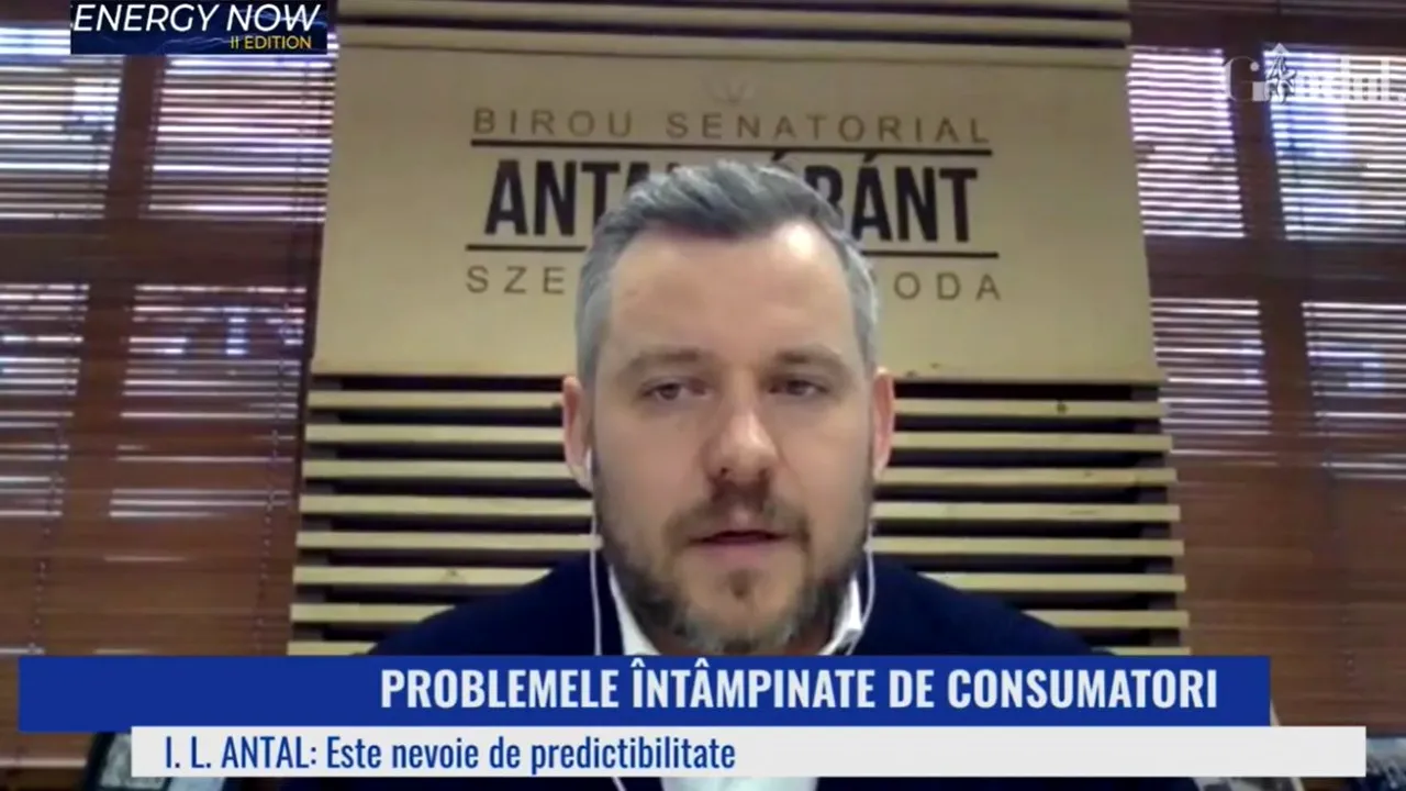 Energy Now II Edition. Antal Istvan-Lorant, președintele Comisiei pentru Energie din Senat: „Este nevoie de predictibilitate, este nevoie de semnale către piețele de capital”