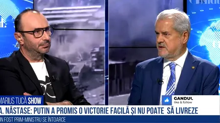 VIDEO Care este marea problemă a lui Putin? Adrian Năstase: „Cu cât trece timpul va deveni mai fragil, mai vulnerabil. Obiectivul lui de refacere al Imperiului nu mai este compatibil cu secolul XXI