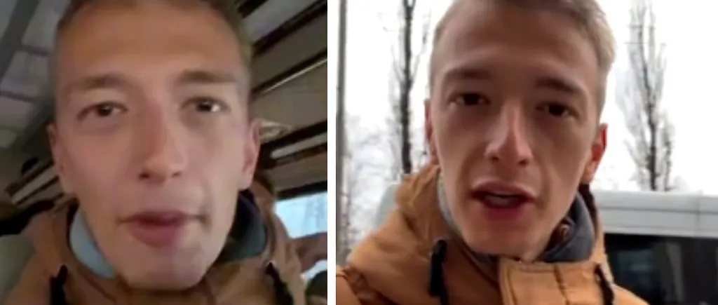 VIDEO EXCLUSIV| Apelul lui Cristi Dascălu, vloggerul care a reușit să plece din Kiev cu microbuzul: „Sunt mulți români blocați acolo, au nevoie de ajutor”