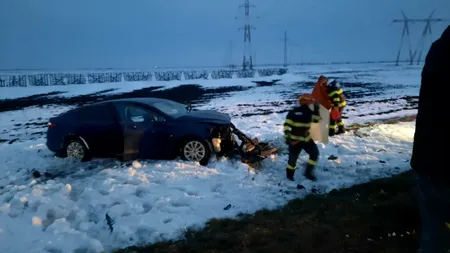 Accident grav în județul Brăila, pe DN2B. Doi morți și doi răniți, între care un copil de 7 ani