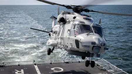 Elicopter militar olandez, prăbușit în Marea Caraibilor. Doi membri ai echipajului au murit, dar cauza este necunoscută