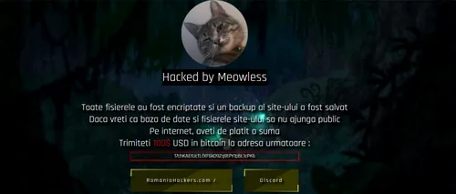 Siteul Consiliului Județean Cluj a fost spart de hackeri. Infractorii cer 100 de dolari în bitcoin