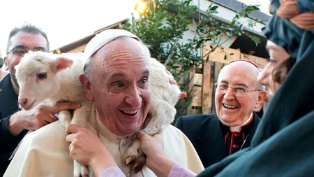 Papa Francisc, invitat la un eveniment ce a reconstituit scena Nașterii Mântuitorului