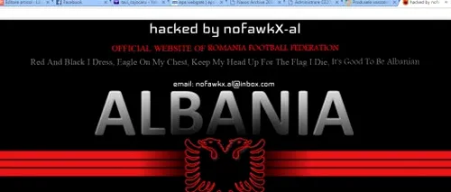 Site-ul FRF a fost spart de hackeri albanezi. Ce mesaj au postat pe frf.ro