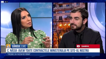 GÂNDUL LIVE. Claudiu Năsui, ministrul Economiei: „Demiterea lui Vlad Voiculescu a fost o greșeală / Există unele mafii care sunt înrădăcinate în întreg statul român” | VIDEO