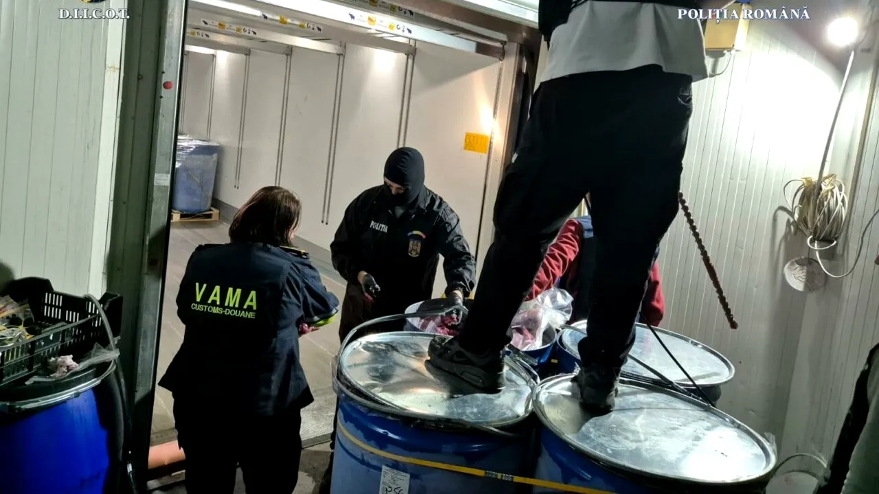 Transportul cargo cu droguri, capturat în Nădlac, a fost supravegheat de 5 drone! Ar fi trebuit să ajungă în Olanda