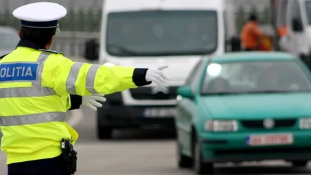 Peste 2.200 de polițiști rutieri vor face controale miercuri. Care sunt rutele vizate