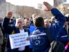 Sute de mineri au mărșăluit pe străzile din Târgu-Jiu în a doua zi de proteste. Ce îi nemulțumește pe oameni