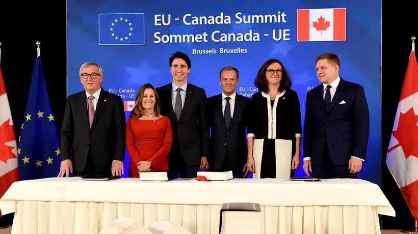 Acordul CETA a fost semnat. Românii, fără viză în Canada
