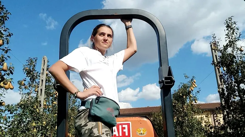 Valentina, o moldoveancă de 27 de ani, cultivă pere în Italia, deși este absolventă de FACULTATE: „E o bucurie să-mi murdăresc mâinile cu pământ”