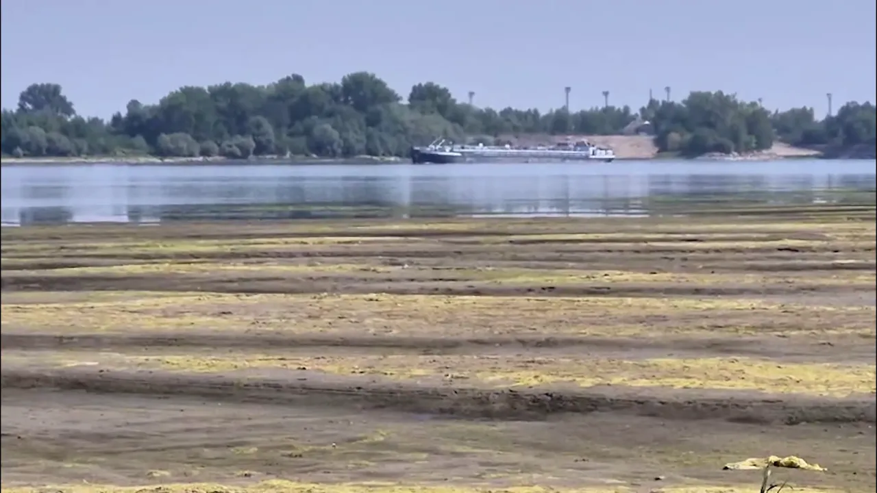 Debitul Dunării a crescut ușor, însă rămâne mult sub media multianuală a lunii septembrie