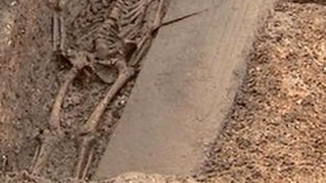 Rămășițele unui cavaler din Evul Mediu, descoperite într-o parcare din Scoția