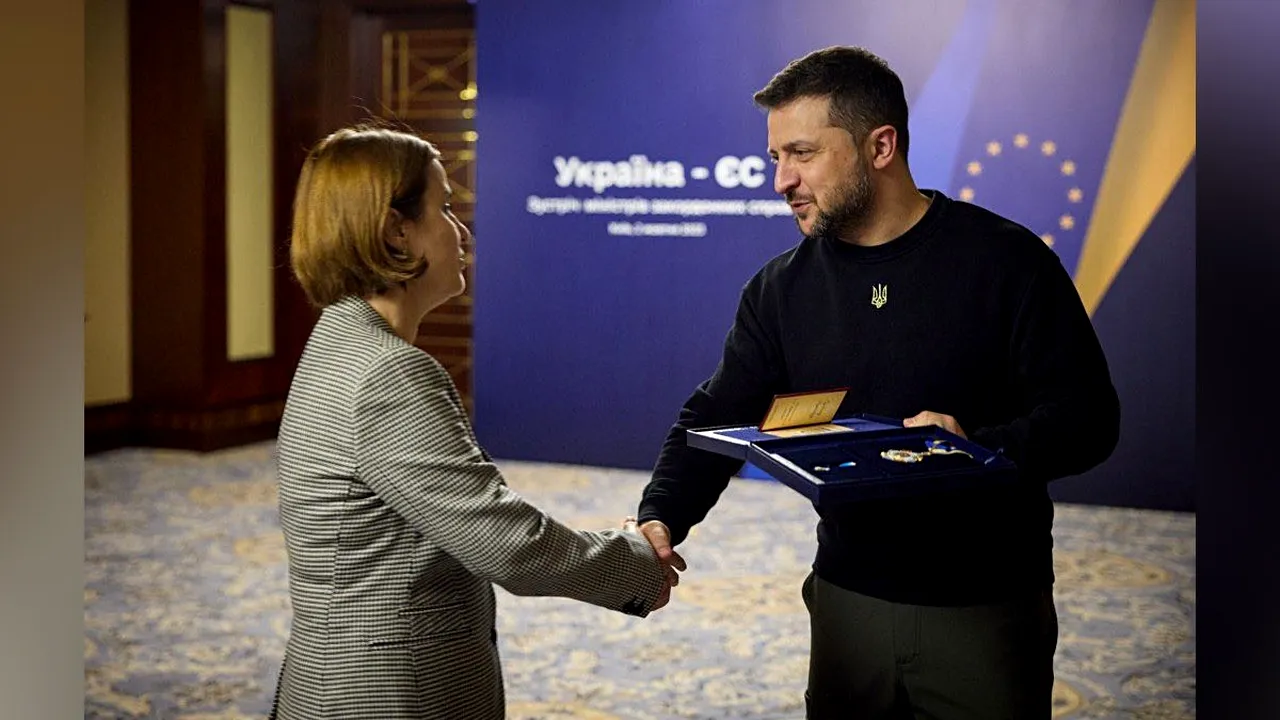 Zelenski a decorat-o pe Luminița Odobescu cu Ordinul Prinţului Iaroslav cel Înţelept