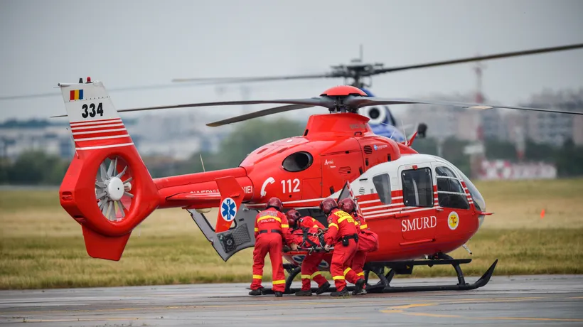 Prima misiune a unui elicopter SMURD după tragedia din Republica Moldova