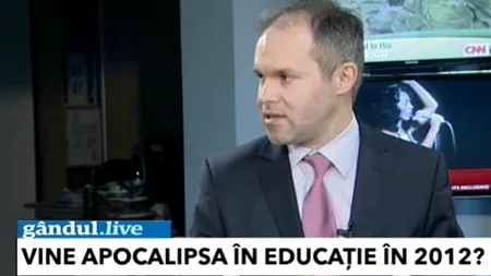 Funeriu, la GÂNDUL LIVE. De ce nu vrea fostul ministru să arate diploma de bacalaureat. Cum explică de ce s-a dus la OTV pentru a-l apăra pe Băsescu