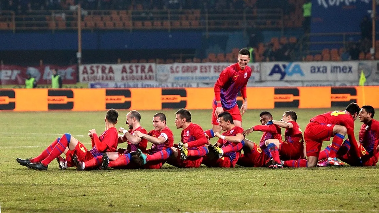 Steaua a învins Ceahlăul Piatra Neamț, scor 4-3, în Liga I