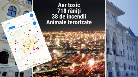 Primăria Capitalei, taxată dur de bucureșteni din cauza artificiilor. Gafă în prima zi a anului și val de mesaje cu „vorbe grele”