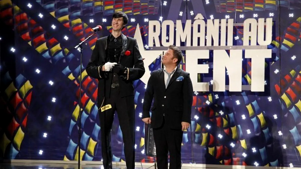ROMÂNII AU TALENT. Cum a reușit Alexandru Satâru, cel mai înalt magician, să convingă juriul că merită să meargă mai departe în concurs