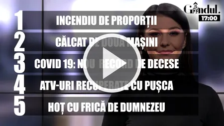 GÂNDUL NEWS. Sistemul sanitar este în stare critică. Număr record de decese cauzate de COVID-19