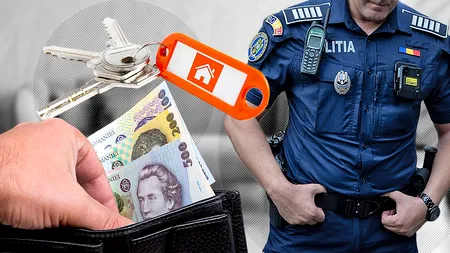 Polițiștii fără casă beneficiază de compensarea parțială a chiriei. Suma nu poate depăși 50% din salariul brut