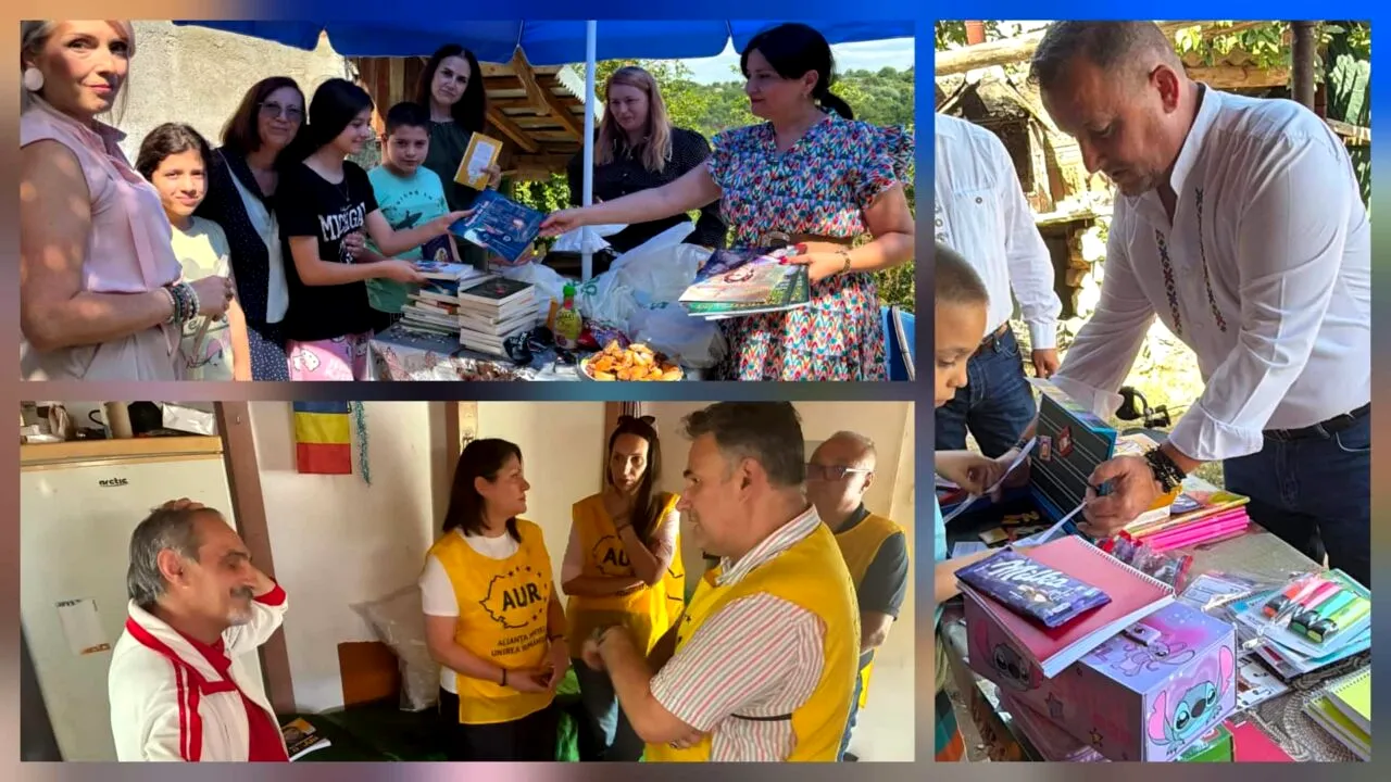 August – Luna faptelor bune: AUR, alături de oameni și comunități