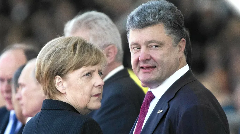 Angela Merkel, PĂCĂLITĂ de doi farsori ruși care s-au dat drept fostul președinte al Ucrainei, Poroșenko. Cum a reacționat fostul cancelar al Germaniei
