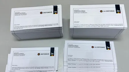 Românii din Belgia sunt revoltați de scrisorile de recrutare în armată pe care copiii lor adolescenți le primesc: „Nu merg nici voluntar”
