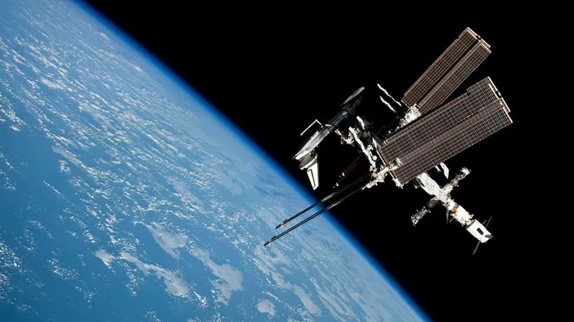Vehiculul spațial Antares, creat pentru a transporta provizii către Stația Spațială, într-un prim zbor test