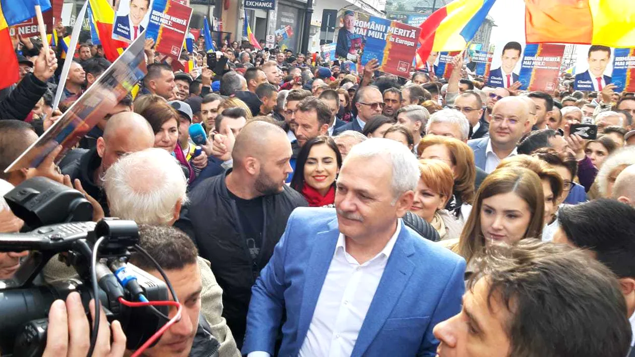 Miting PSD la Târgoviște: 14 străzi sunt închise traficului rutier